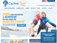 Tablet Screenshot of central-surf.com